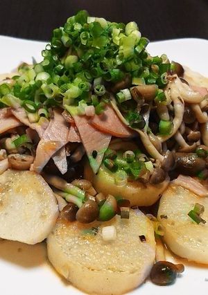 長芋としめじの和風ペペロンチーノ-レシピのメイン写真