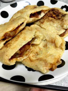 余ったドライカレーの油揚げ焼き-レシピのメイン写真