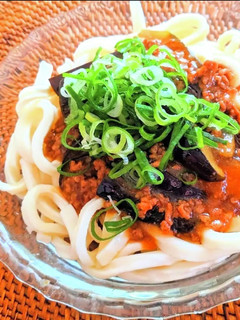 茄子とそぼろの冷やしうどん-レシピのメイン写真