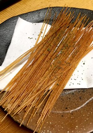 おつまみパスタは絶対細い方がうまいですよ-レシピのメイン写真