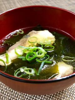 ☆残った刺身とツマだけ!手抜きお吸い物♪-レシピのメイン写真