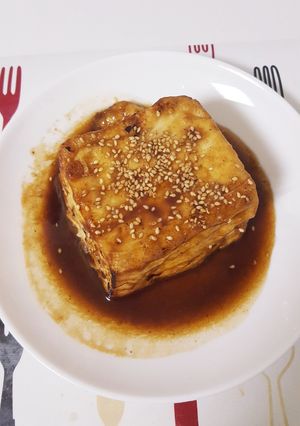 豆腐1丁丸々使った照り焼き豆腐ステーキ！-レシピのメイン写真