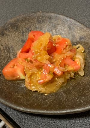 酸っぱくない！トマトと玉ねぎのマリネ-レシピのメイン写真