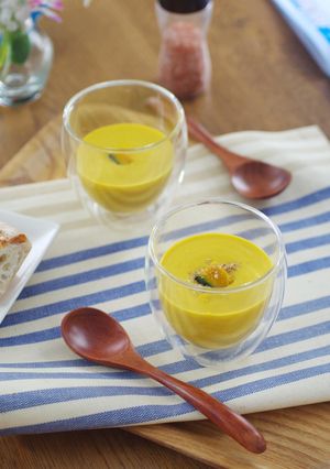 かぼちゃ、豆乳、ごまの冷たいポタージュ-レシピのメイン写真