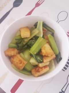厚揚げとチンゲン菜の炒め物☆-レシピのメイン写真
