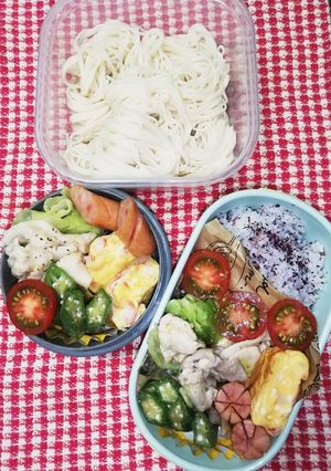 パパ&ママ弁当♡素麺　豚肉カレー味8/2-レシピのメイン写真