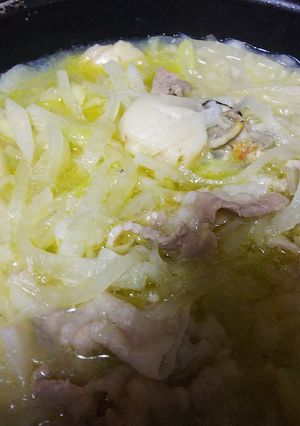 簡単中華・大根と豚肉と貝の炊き合わせ-レシピのメイン写真