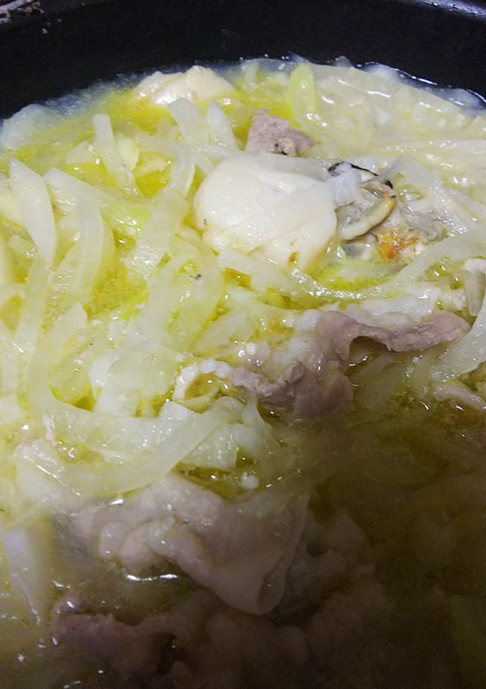 簡単中華・大根と豚肉と貝の炊き合わせ-レシピのメイン写真