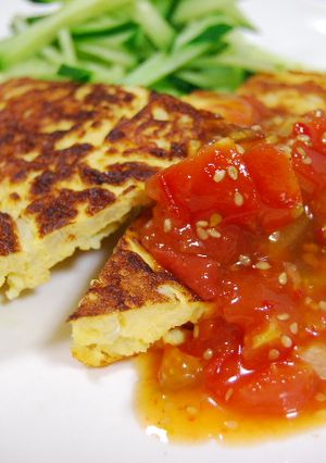 カリフラワーのチーズオムレツ-レシピのメイン写真