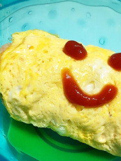 【離乳食完了期〜】レンジで簡単オムライス-レシピのメイン写真