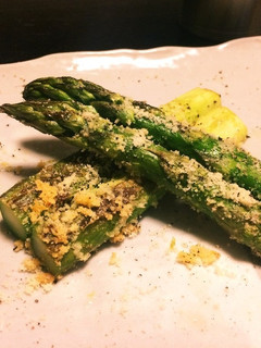 アスパラの粉チーズ焼き-レシピのメイン写真
