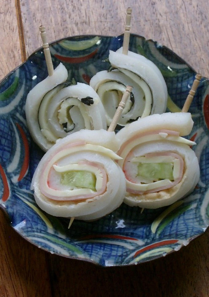 お弁当に♪簡単♪ちくわのクルクル-レシピのメイン写真