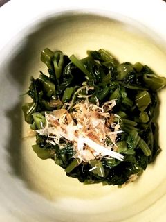 空芯菜のお浸しわさび和え-レシピのメイン写真