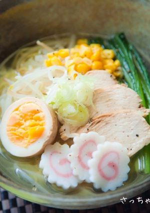 あっさりスープの⁂冷やし鶏塩ラーメン-レシピのメイン写真