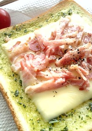 バジルチーズトースト☆-レシピのメイン写真