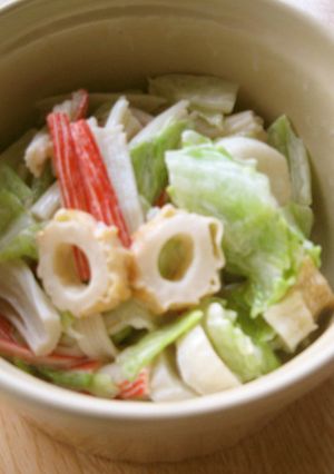 カニカマとちくわの消費サラダ☆-レシピのメイン写真
