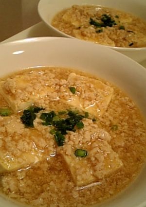 ヘルシ-♡豆腐のみそそぼろあんかけ♡-レシピのメイン写真