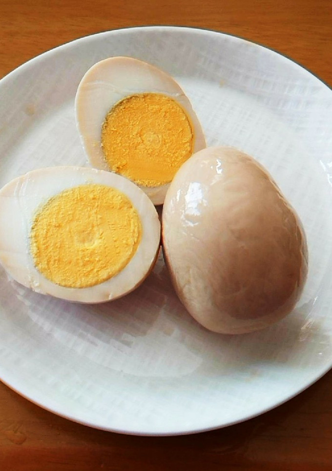 味付卵☆ゆで卵4個をめんつゆ大さじ1で！-レシピのメイン写真