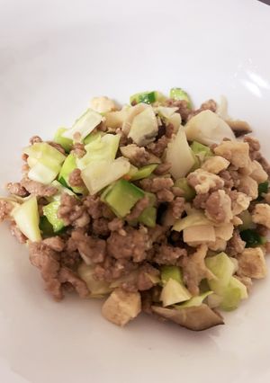炒めそぼろ高野豆腐でカサ増し-レシピのメイン写真