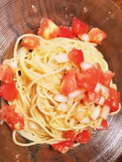 簡単・夏の冷静トマトパスタ-レシピのメイン写真