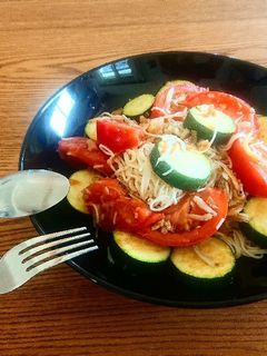 トマトとズッキーニのイタリアンそうめん-レシピのメイン写真