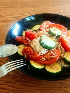 トマトとズッキーニのイタリアンそうめん-レシピのメイン写真