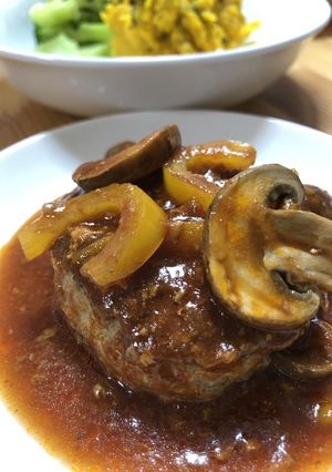 豚肉ハンバーグ-レシピのメイン写真