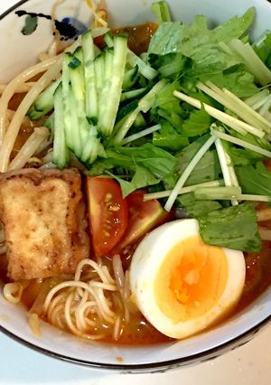 夏休み！昼に♪ココナツ香るラクサそうめん-レシピのメイン写真