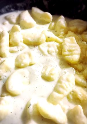 簡単ブルーチーズソースのニョッキ-レシピのメイン写真