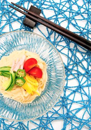 【簡単すぎ】冷製チーズフォンデュそうめん-レシピのメイン写真