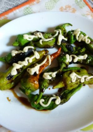 網焼きで焼き万願寺唐辛子-レシピのメイン写真