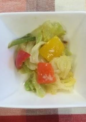 キャベツのアーリオオーリオ（透析食）-レシピのメイン写真