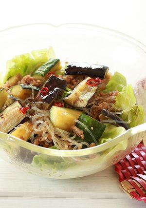 夏野菜の春雨混ぜサラダ-レシピのメイン写真