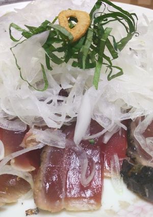 鰹のたたき・さっぱり自家製にんにくダレ-レシピのメイン写真