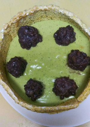 シャルロットケーキver抹茶&小豆ムース-レシピのメイン写真