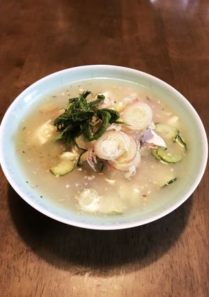 夏にサッパリ！サバ缶で簡単冷や汁-レシピのメイン写真
