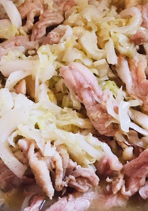 極簡単！鶏セセリとキャベツの炒め物-レシピのメイン写真