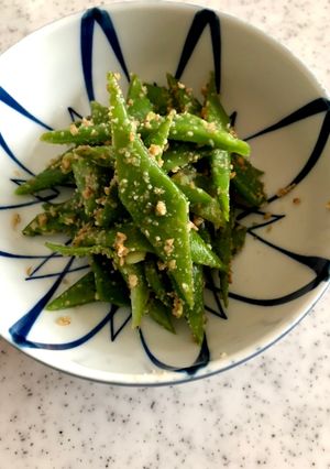 平インゲンの胡麻和え-レシピのメイン写真