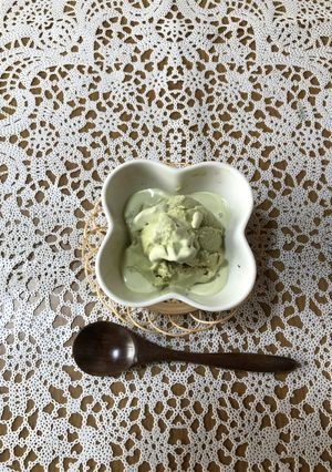 抹茶メレンゲアイスクリーム-レシピのメイン写真