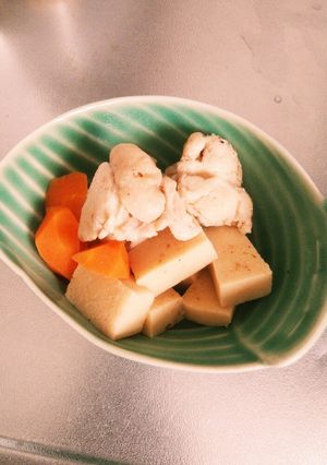 あっさり☆高野豆腐と鶏肉の煮物-レシピのメイン写真