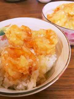 【プリ】ねぎダレの海老天丼【プリ】-レシピのメイン写真