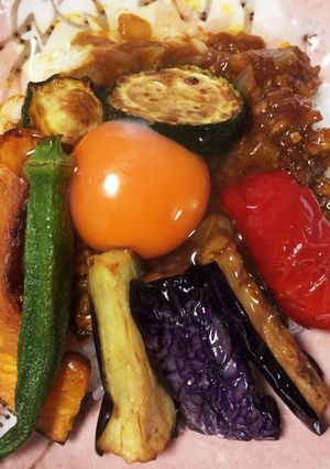 夏野菜キーマカレー-レシピのメイン写真