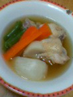 鶏手羽元と野菜のスープ-レシピのメイン写真