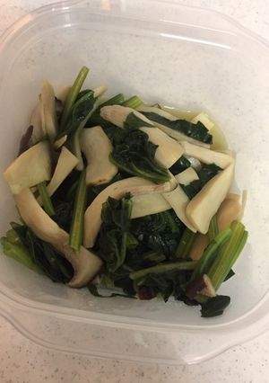 ほうれん草とエリンギの酒蒸し！-レシピのメイン写真