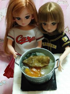 リカちゃんサイズ♡野球シリꕤ美酒鍋*.゚-レシピのメイン写真