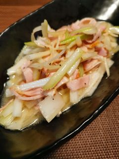 セロリとロースハムのマスタードマリネ-レシピのメイン写真