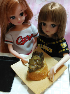 リカちゃんサイズ♡野球シリꕤ牡蠣バゲット-レシピのメイン写真