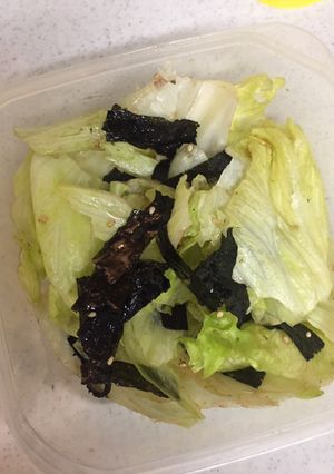 レタスと海苔のナムル！-レシピのメイン写真