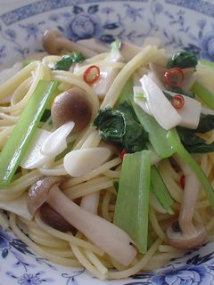 ✿ฺきのこと小松菜のペペロンチーノ✿ฺ-レシピのメイン写真