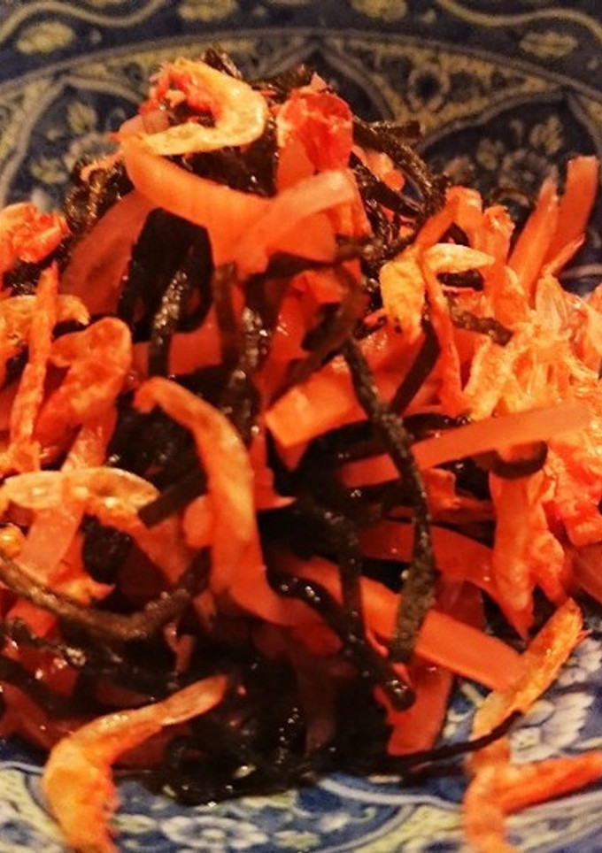 紅しょうがと塩昆布小えびの和え物-レシピのメイン写真